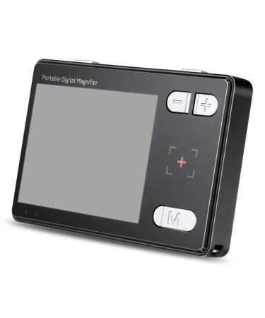 Portable Digital Magnifier 3.5 inch portable digital magnifier with LED light 2X-24X hand-held reader 15 color modes LCD monitor suitable for old children poor eyesight reading watching trying