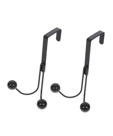 FELTECHELECTR 2 Pcs Coat Hook Behind Door Keychain Hook Door Coat Clothes Hook Hat Hook On The Door Entrance Wall