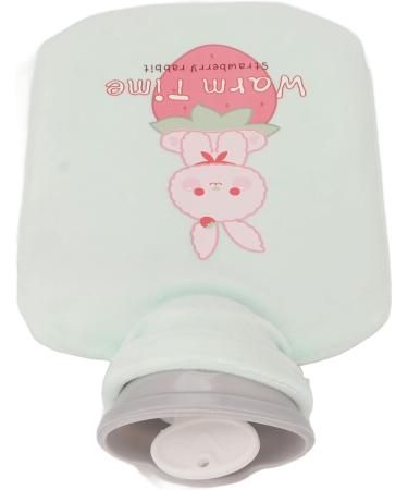 Buy Green Rabbit Rubber Hot Water Bottle - Soft Cover Leak-Proof Hot Cold Compress for Pain Relief | International Shipping Available - Buy Online on GoSupps.com