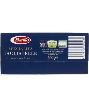  Italian Gourmet E.R. 5 x Barilla Specialty Tagliatelle Pasta 100% Italian Pasta 500g + Italian Gourmet Pulp 400g - Buy Online on GoSupps.com