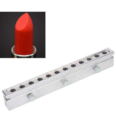Buy 12.1mm DIY Lipstick Mold - Beak Type Aluminum Lip Balm Mold | 12 Holes Cosmetic Tool for Perfect Lipstick Creation - Buy Online on GoSupps.com