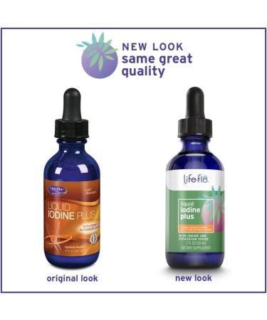 Life-flo Liquid Iodine Plus - Natural Orange Flavor 2 fl oz | Boost Iodine Levels - Buy Online on GoSupps.com