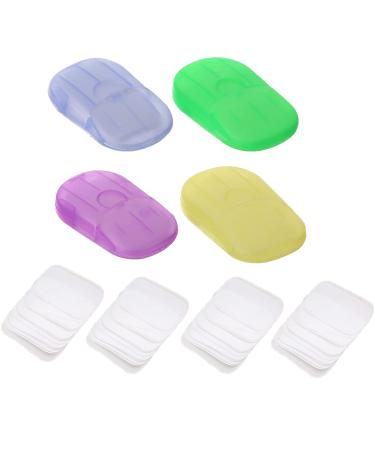 Soap paper Soap leaves 4x boxes (80 soap leaves overall) paper soap soap leaves travel soap. - Buy Online on GoSupps.com