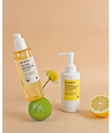  MIZON Vita Lemon Exfoliating Gel (145g) Korean Skin Care - Exfoliating Gel - Lemon Peel Oil and Mineral Water - Firms and Moisturises - Pore Care - Removes Dead Cells - Buy Online on GoSupps.com