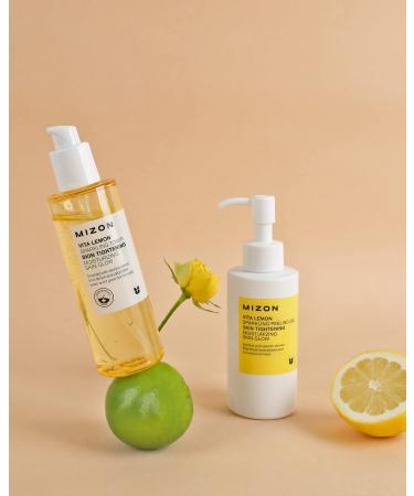 MIZON Vita Lemon Peeling Gel - Skin Tightening, Moisturizing, Skin Vitality - 150g - Buy Online on GoSupps.com