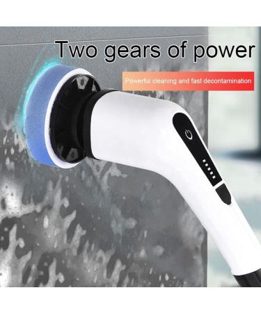 2023 Electric Spin Brush - Effortless Tub Scrubber - 7 Replaceable Brushes - Adjustable Handle - Modern Design - Buy Online on GoSupps.com