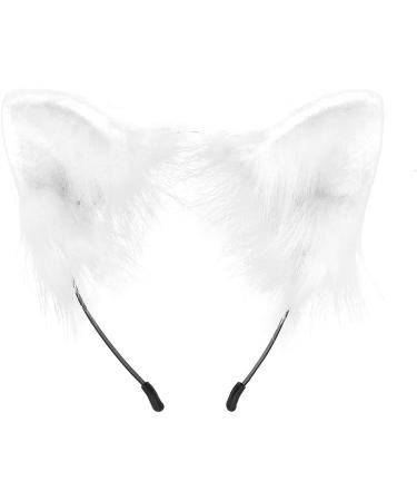 hgnxa Women Animal for Ears Hair Hoop Plush ry Handmade Headband Anime for Halloween Christmas Cosplay Accessori Pink - Buy Online on GoSupps.com