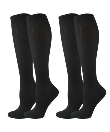 Tnsray compression stockings women and men 2 pairs of compression stockings women and men support stockings compression socks support socks travel socks for flight sports running cycling cycling