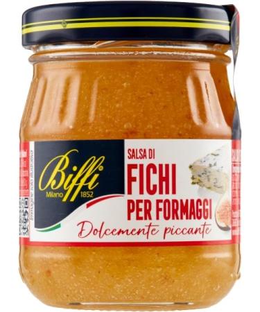 Biffi Cheese Sauces Mandarin Pear Figs Mandarin pear fig cheese sauces Sweet and spicy 12 x 100 g + Italian Gourmet pulp 400 g - Buy Online on GoSupps.com