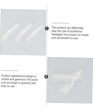 Baluue 200 Pieces Transparent Cleaning Sleeves for Scissors & Tweezers - Slipproof Plastic Protection for Eyelashes - Buy Online on GoSupps.com