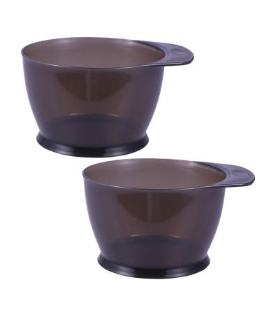 Lurrose 2 pieces Hair color bowl plastic color mix color shell coloring dye dye