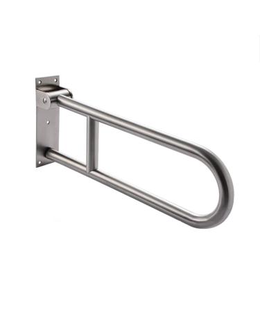 Grab Bars Handle Safety Support Hand Rails Handicap Grab Bars for Bathroom Toilet Flip Up Grab Safety Bars No Slip Folding Toilet Handrails