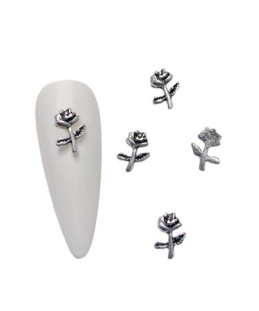 Nail Art Decoration Tips Ornament Metal Alloy Nail Art Decals Pendant Manicure Accessories Eye Catching For Girls Nail Art Accessories Decoration Decals Craft Supplies Jewelry For Girls Crystal