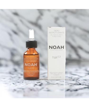 Noah Natural Hair 5.3 Restructuring Serum with Linseed Oil and Ylang-Ylang for Dry and Damaged Hair Nourishing Hydrating and Revitalising Vegetarian Cruelty-Free Plant-Based Formula 20ml - Buy Online on GoSupps.com