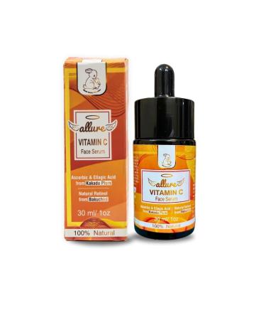 Blush Bunny Organics Allure Vitamin C Face Oil with Kakadu Plum & Bakuchiol | No Artificial Fragrances & No Essential Oils 30ml