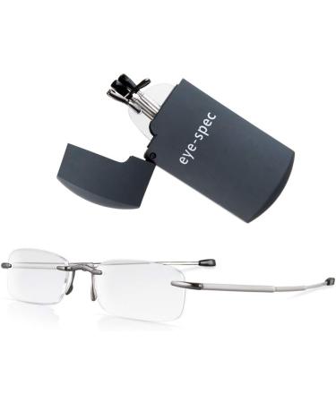 Eye-Spec Foldable Reading Glasses +1.75 | Ultra-Light Frameless Design in 7 Colors | Compact Case Included - Buy Online on GoSupps.com