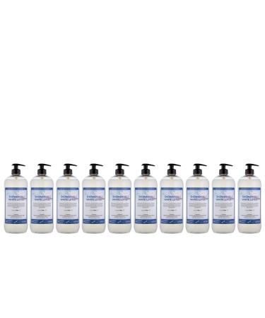 Claudius Showergel White Lotus 10 x 1 liter with 10 pumps transparent