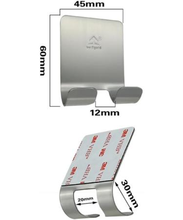 Bestonzon Self Adhesive Razor Holder | Stainless Steel Waterproof & Rustproof Bathroom Organizer - Buy Internationally - Buy Online on GoSupps.com