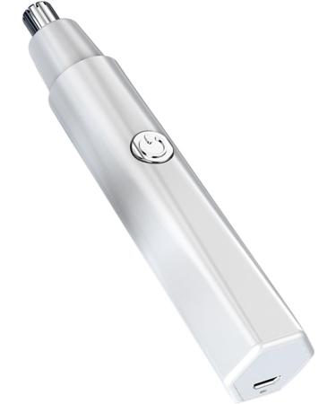 Amagogo Nose Hair Trimmer - Smooth Cutting Travel Size Grooming Gadget for Men & Women - Eyebrow & Facial Hair Trimmer in White - Buy Online on GoSupps.com