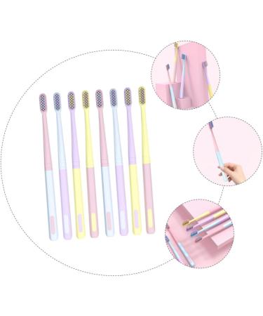 Minkissy 8-Pack Extra Soft Macaron Toothbrushes - Ergonomic Travel & Home Oral Care - Buy Online on GoSupps.com