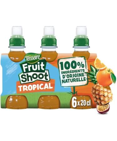 TEISSEIRE - Fruit Shoot Tropical 6X20Cl - Sold Per Unit - Buy Online on GoSupps.com