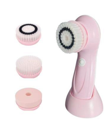 Electric Face Brush Advanced Face Cleansing Brush with 3 Interchangeable Heads & 2 Speeds - HERPLA Premium Face Scrubber & Massaging Tool Device for Men & Women Suitable for All Skin Types