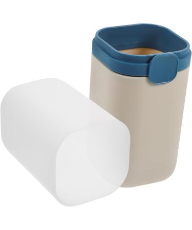 Minkissy Portable Toothbrush Holder Set - 4 Travel Cups & Cases | Compact Bathroom Storage | Blue Toothbrush Containers 20x6.5cm - Buy Online on GoSupps.com
