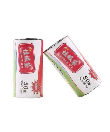 2 Rolls of Trash Bags Thickened Dustbin Bin Liners Point Break Classification Thicken Dry and Wet Separation Plastic Bin Liners