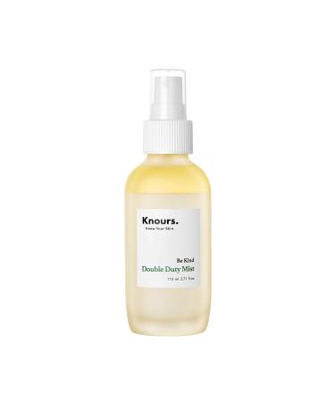 Knours Hydrating Jojoba Oil+Vitamin rich Aloe Vera H2O Double Duty Facial Mist Moisturize & Refresh skin w/plant based Squalene EWG Verified Natural Ingredients Clean Beauty 110ml 3.72 Fl Oz