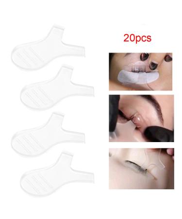 20 pieces Professional false eyelashes lifting tool y shape eyelash permanent wave lifting brush eyelash lifting equipment for beginners & professionals to make a lovely eyes