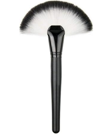 Large Slim Fan Makeup Brush Blending Highlighter Face Contour Powder Brush New Released Nice Design Black - Buy Online on GoSupps.com