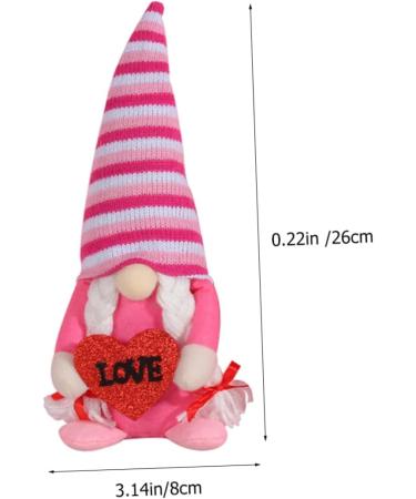 Alipis 6 Pcs Valentine Gnome Bride Cupid Valentines Gnomes Plush Gnome Ornaments Lovers As Shownx3pcs 8x7x26cm x3pcs - Buy Online on GoSupps.com