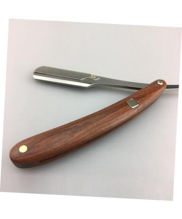 Buy Minkissy Interchangeable Blade Razor - Double Razor for Men | Safe Metal & Wooden Manual Hair Cutter - Buy Online on GoSupps.com