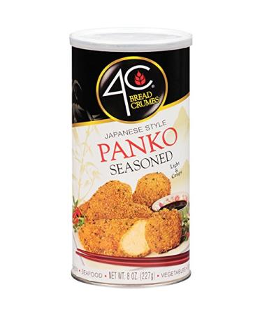 4C Panko Seasoned Bread Crumbs 8 oz. (Pack of 3) 8.0 Ounce (Pack of 3)