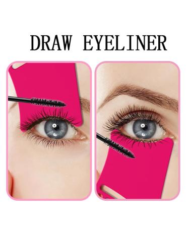 Nose Contour Stencil & Brush Set | Reusable Silicone Makeup Tool for Nose Eyeliner & Eyebrows - Beginner Friendly (Rose Red - Buy Online on GoSupps.com