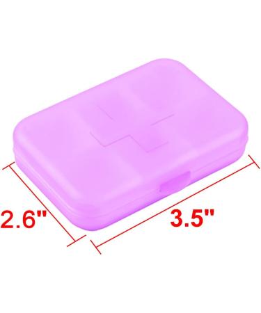 Buy uxcell Plastic Travel Pill Collection Storage Case Box Holder - Purple | International Shipping Available - Buy Online on GoSupps.com