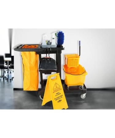 35 Qt Sidepress Bucket and Wringer Yellow Yellow 35 Qt - Buy Online on GoSupps.com