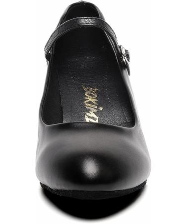 Bokimd Women's Black Latin Salsa Dance Heels - 9.5 Prom Wedding Ballroom Shoes - Buy Online on GoSupps.com