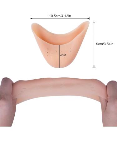 Silicone Toe Protectors for Ballet & Pointe Shoes | Washable & Reusable Gel Caps | Pain Relief - White & Skin Tone - Buy Online on GoSupps.com