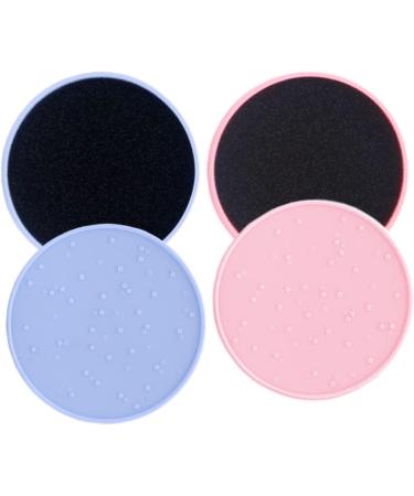 4 Pieces Cleaning Makeup Makeup Brush Mat Cleaner for Cosmetic Eyeshadow Round Brush Makeup Sponge Cleaner Cleaning Pads for Makeup Clean - Buy Online on GoSupps.com