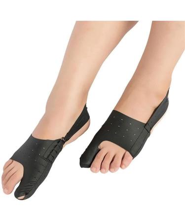 WXHZHQ piece toe spreader hallux valgus rail bunion corrector foot pain care bone-thumb gladder pedicure orthesis day-night support (black s) black s
