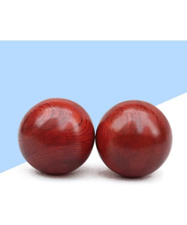 Coolhiya 2-Pack Chinese Medicine Balls - Wooden Massage Rolls for Muscle Relief & Health Care - 6cm Red Fitness Device - Buy Online on GoSupps.com