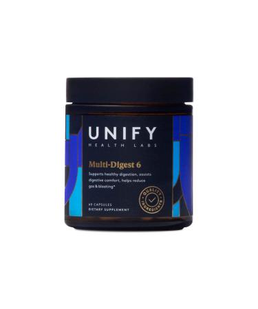 UNIFY HEALTH LABS by Randy Jackson - Multi-Digest 6 Dietary Multivitamin Supplement for Healthy Digestion Intestinal Health - 60 Capsules