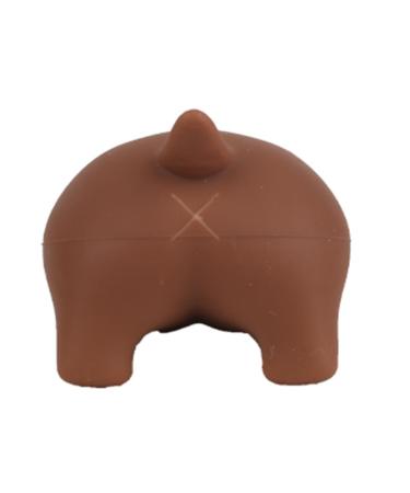 Practical silicone toothpaste caps reduces waste and saves money toothpaste tube attachment brown