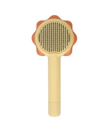 Portable Cat Brush for Dogs - Comfortable Handle Safe & Rounded Protection Points (Yellow) - Buy Online on GoSupps.com