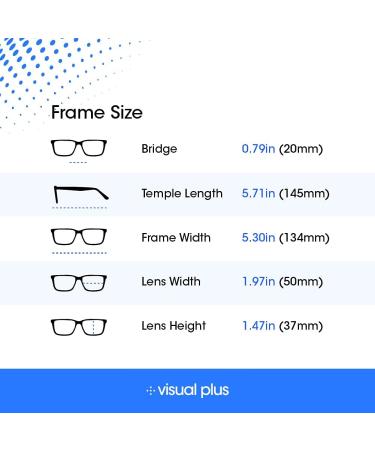 Blue Light Blocking Reading Glasses for Men & Women | Anti Eyestrain Computer & Gaming Glasses +2.00 Strength - Buy Online on GoSupps.com