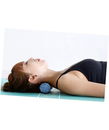 Buy Gleavi Muscle Massage Device - Silicone Yoga Ball & Acupuncture Tool for Whole Body Relief | Fitness Scooter & Manual Massage - 15x6cm Blue - Buy Online on GoSupps.com