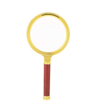 Portable Magnifier for Old Portable Magnifier 10X Magnifier with Detachable Wooden Handle for Reading Jewelry Small Gift