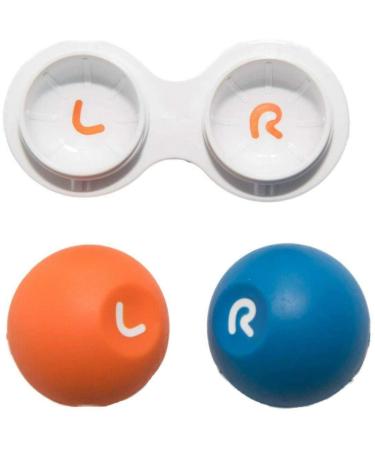 Sports World Vision contact lenses Transport container flat container soft quantity purchase box screw closure r and l marked |6 pack per order multicolored 6 pieces - Buy Online on GoSupps.com