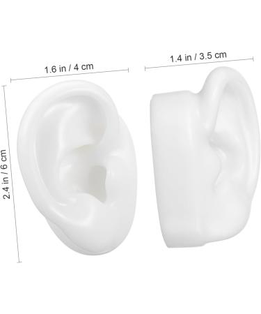 Buy Hemoton 4 Pairs Artificial Ears - Kid Earrings & Silicone Earring Backs for Studs | Ideal for Ear Cleaning & Doll Accessories - International Shipping Available - Buy Online on GoSupps.com